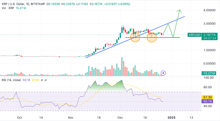 加密货币分析师预测：XRP市值有望攀升至1.56万亿美元，超越比特币和以太坊