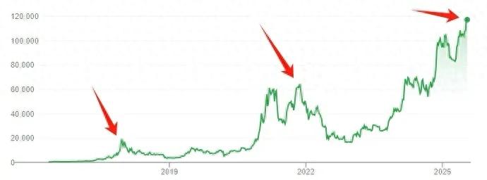 比特币在2009 - 2025年间价格走势：波动中大幅上涨？