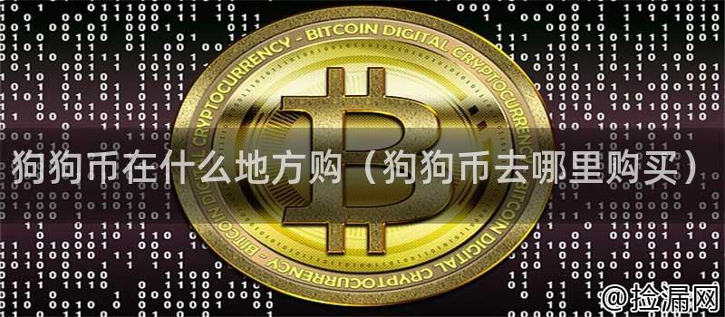 购买狗狗币的途径大揭秘！一文带你详细了解