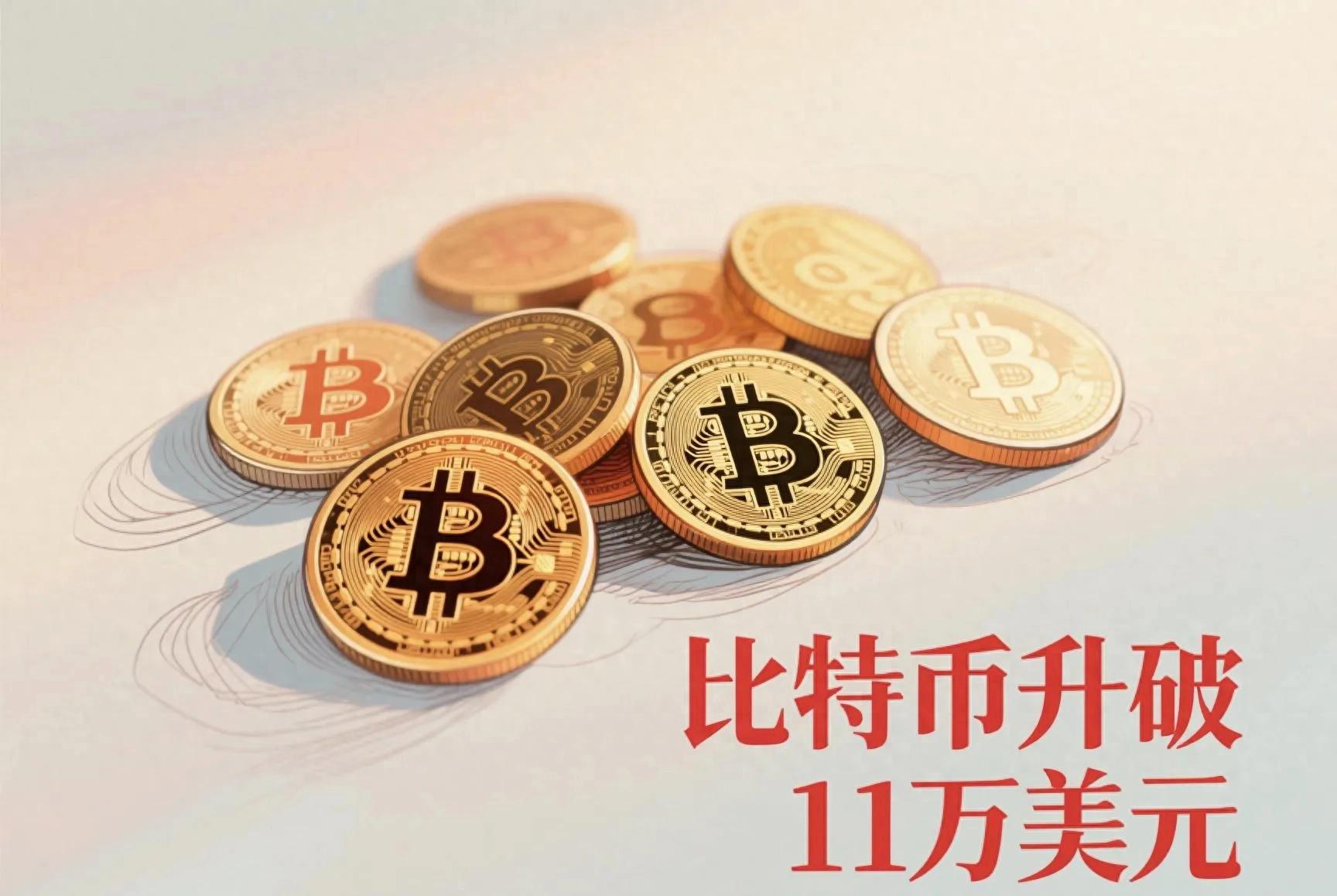 5月22日比特币价格强势升破11万美元大关，再创新高
