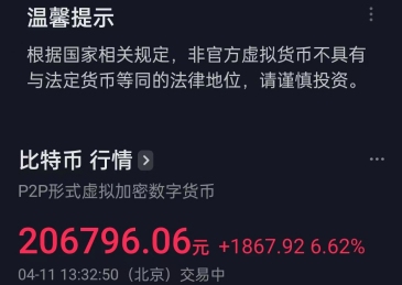 抖音微博显示比特币价格_比特币价格_4月11日比特币价格突破30000美元