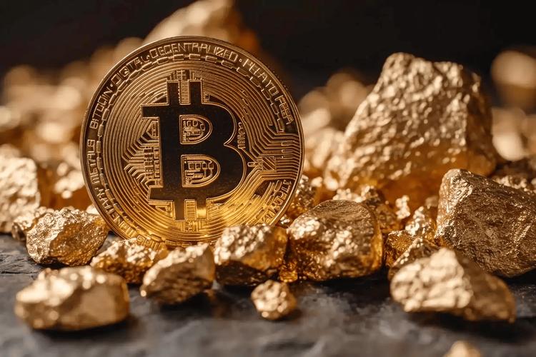 比特币行情分析_比特币从12.6万美元高点腰斩至6.6万分析_黄金翻倍创下5400美元新高对比